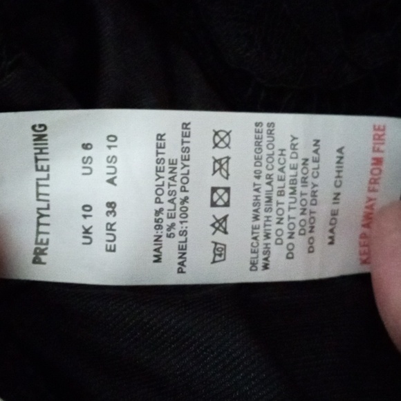 🌞NWOT Pretty Little Thing Size 6 SEXY MINI DRESS!! 😍🥰 - Picture 13 of 13